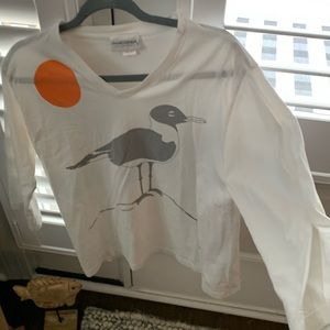 Marushka handprints 3/4 length xl  Beautiful beach 🏝️ shirt for Vcay!